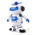 Musical Walking Dancing Robot Toy for Kids, Flashing Lights, 360° Body Spinning, Toddlers Bosys Girls Fun Toy Figure (Model 1). 