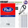 Fuji F-CCLGAT guide tip frosted silver-white I alconite ring. 