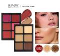 IMAGIC 12-Color Paper Box Blusher Plate & Concealer Plate Multi-Color Cream Contour and Highlighter Palette Makeup Blush Face.