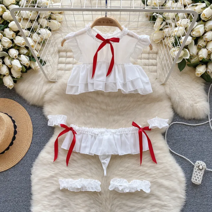 Girls%20%20Cute%20Japanese%20JK%20Uniform%20%20Mini%20Checkered%20Strap%20Skirt%20Off%20Shoulder%20High%20Waist%20Elastic%20Cosplay%20Dress%20Hot%20Sweet%20Pajama%20-%20Image%205
