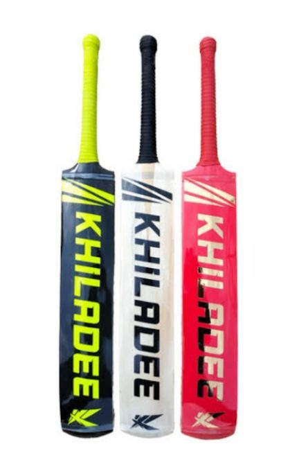 Original 1 Pcs KHILADEE Coconut Wooden Tape Ball Bat,Full Can Handle Bat,Sold by Click To Pack360