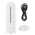 Wireless Mini Dehumidifier With Circulating Moisture Absorption For Wardrobe, Closet, Bedroom And Car, White 16.8x5.5x2cm.