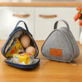 Mini Triangular Insulation Bag Aluminum Foil Thermal Cooler Lunch Tote Student Rice Ball Bag Lunch Box Bento Lunch Carry Bags. 