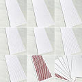2024 New Metal Geometric Cutting Dies for Scrapbooking Layered Rectangle Frames Card Making Background Wave Stencil Embossing. 