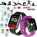 116 Plus Waterproof Smart Sports watch Bracelets & Fitness Tracker[D13]. 