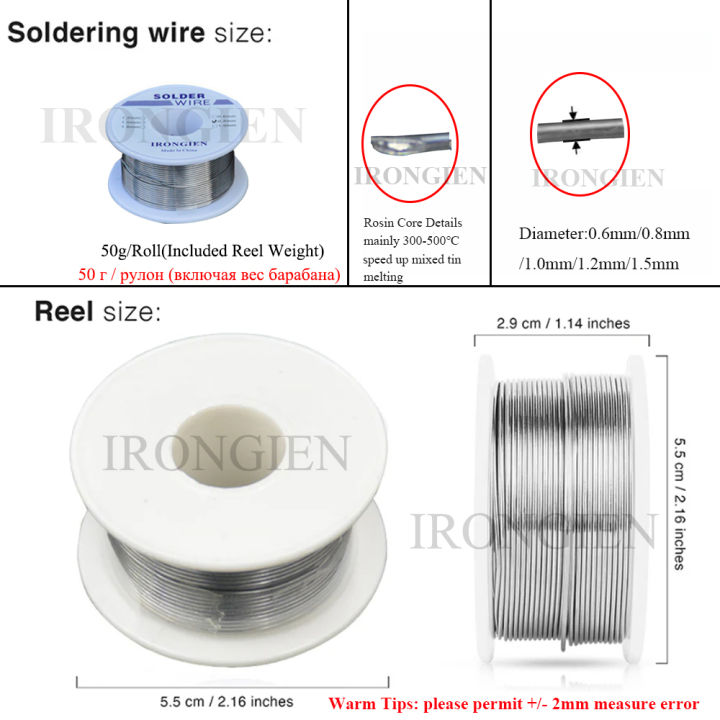 Irongien%20High%20Purity%20Soldering%20Wire%208g50g/Roll%20Mixed%20Tin%20Rosin%20Core%20Dia%200.6-1.5mm%20Solder%20Welding%20Wire%20For%20Electrical%20Soldering%20-%20Image%207