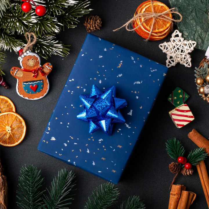 1roll%20%20Wrapping%20Paper%20Navy%20Blue%20Gold%20Foil%20%20Wrapping%20Paper%20%20Paper%20Suitable%20for%20Birthdays%20and%20Festivals%20DIY%20%20-%20Image%202