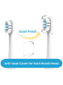 4PCS Replacement Brush Heads For Mijia T301 T302 T501 T501C Sonic Electric Toothbrush Head Soft Bristle.
