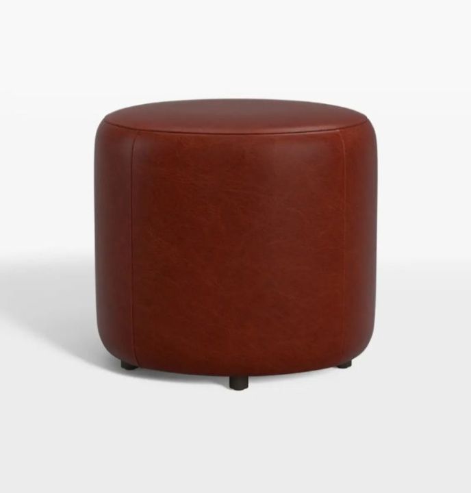 18"%20Worley%20Round%20Leather%20Ottoman%20Stool%20-%20Image%204