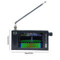 DSP SDR Radio Receiver Portable Shortwave Radio Rechargeable Shortwave AM FM DSP Radio with Headphone Antenna Jack for Hiking. 