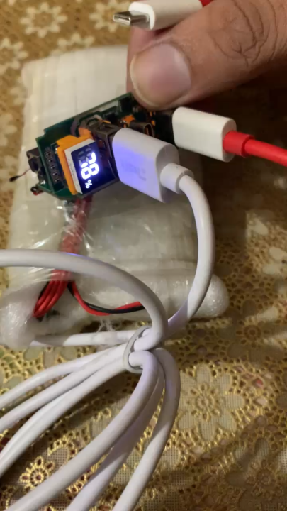 35W 2S Power Bank Module with BMS & Heat Sensor Support for Super Fast ...