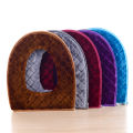 1pc Autumn and Winter Long Plush Toilet Seat Cushion Household Thick Toilet Seat Cushion Washable Toilet Seat Gasket.
