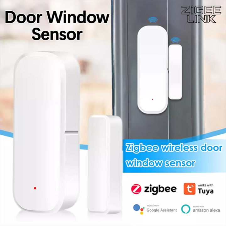 Tuya Smart ZigBee Door Window Sensor Wireless Magnetic Detector Real ...