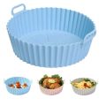 Silicone Mould for Hot Air Fryer, Air Fryer Silicone Pot, Reusable, Air Fryer Silicone Mould, Hot Air Fryer Baking Mould, Hot Air Fryer Accessories. 