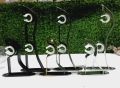Double Layer Steel Curtain Bracket - Curtain Rod/Pipe Bracket - For One Inch Pipe. 