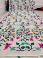 Exclusive & Stylish Brand New Half] Silk Screen Print Saree for Women - Suitable for All Season and Occasions. 