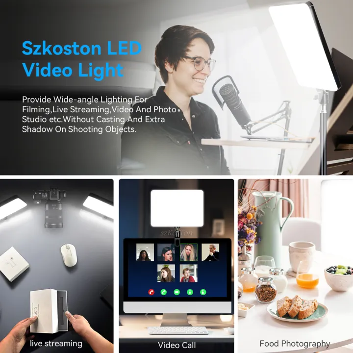 LED%20Photography%20Video%20Light%20Panel%20Lighting%20Photo%20Studio%20Lamp%20Kit%20with%208/12%20Inch%20Adjustable%20Brightness,for%20YouTube%20Live%20Streaming%20-%20Image%205