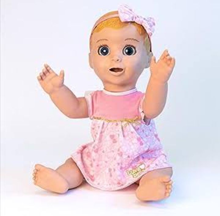 Interactive Luvabella Baby Doll with Blonde Hair, Realistic Expressions, and Movement