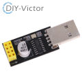 ESP01 Programmer Adapter UART GPIO0 ESP-01 Adaptaterr ESP8266 CH340G USB to ESP8266 Serial Wireless Wifi Developent Board Module. 