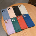 Case for Google Pixel 9 Pro XL Liquid Silicone Card Holder Soft Phone Skin Cover 9a Shockproof Back Pocket Wallet Funda. 