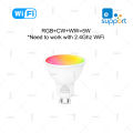WiFi Zigbee Smart Led Light Bulb E27 E14 GU10 Dimmable RGBCW Led Lamp For Ewelink Gateway Alexa   Yandex Smartthings lightify. 