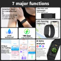 LIGE Fitness Smart Bracelet No Screen Health Heart Rate Monitor Activity Tracker Men Women Band Sports Waterproof Smart Watch.