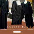 PREMIUM QUALITY ABAYA KOREAN NIDA STUFF MUSLIM WEAR(54 length ). 