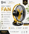 Sony Premium Stormy Silent Table Fan | 9 Inch High-Speed Fan | 100% Copper Motor.