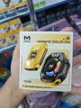 MEMO CX12 Magnetic Mobile Cooling Fan 10W | Semiconductor Phone Cooler with Built-in Battery | RGB Gaming Cooler | Silent Mobile Radiator for PUBG, Free Fire & Mobile | Android & ios Compatible. 