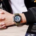 SKMEI Sport Fitness Watches Mens Digital 100M Waterproof Wrist Watch Men 2 Time 10 Year Battery Alarm Clock reloj hombre 1560. 