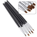 5Pcs Dental Resin Brush Pens Dental Shaping Silicone Adhesive Composite Porcelain Teeth Dentist Tools Dentistry Lab Tool.