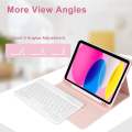 iPad Mini 6 Keyboard Case with Mouse,iPad Mini 2021 Detachable Wireless Bluetooth Keyboard Pencil Holder Slim Leather Smart Cover (iPad Mini 6(8.3 inch), (pink). 