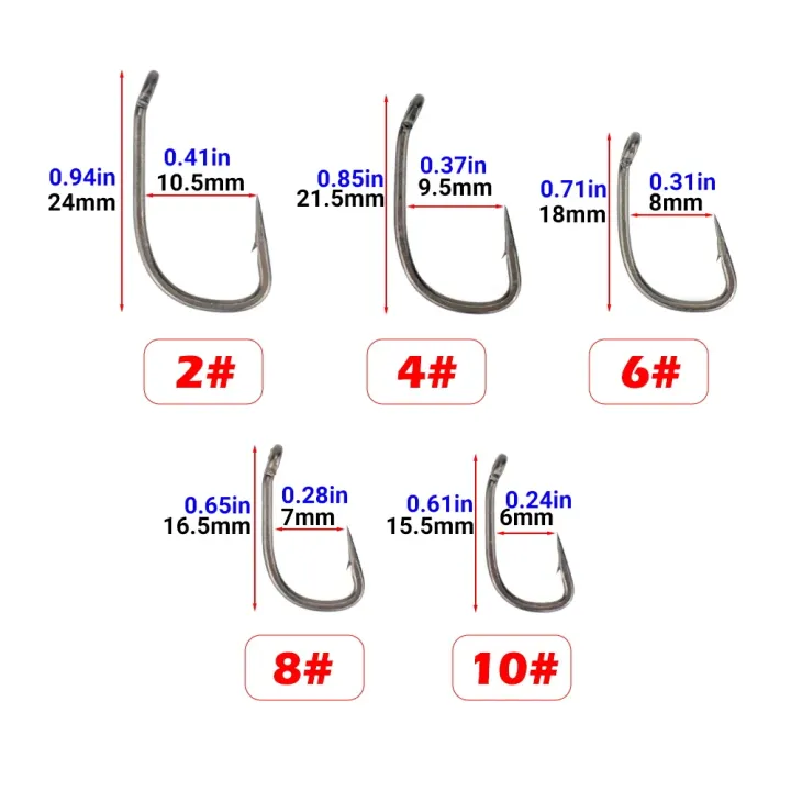 Hirisi%2050pcs%20PTFE%20Coated%20High%20Carbon%20Stainless%20Steel%20Barbed%20Fish%20Hook%20With%20Eye%208027%20Fishing%20Accessories%20Spliceable%20Plastic%20Box%20-%20Image%202