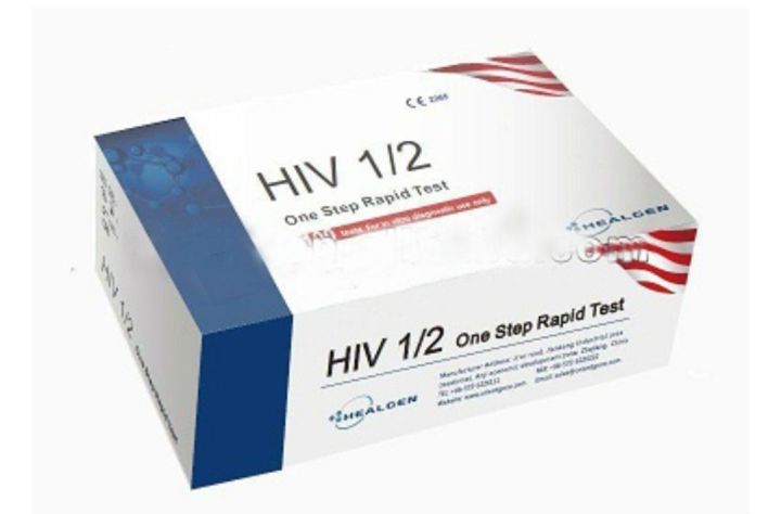 HIV 1/2 One Step Rapid TEST HEALGEN (25 TESTS)