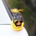 3PCS Car Yellow Duck with Helmet Propeller Broken Wind Small Helmet Duck Bike Motorcycle Riding Cycling Decor Duck Car Ornaments. 