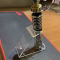 Universal Lightsaber Sword Stand Transparent Acrylic Metal Hilt Display Showcase Suitable For Most Laser Saber Storage Bracket. 