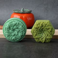 Hexagonal Embossed Flower Soap Mold 3D Round Flower Scented Candle Mold DIY Floral Designs Square Soap Plaster Mold Home Decor. 