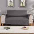 Quilted sofa cover. 