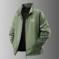 Men Summer Windbreaker Zip Pockets Uv Sun Protection Jackets Breathable Ultraviolet proof Working Clothes Outdoor Skin Thin Coat.