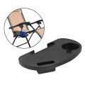 Plastic Universal Chair Cup Holder Snack Tray for Leisure Chair Garden Recliner Sun Lounger Clip Side Table（Excluding Chairs）. 