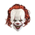 Creepy Pennywise Joker Mask Cosplay Horror Evil Demon Clown Killers Latex Helmet Halloween Carnival Party Costume Props s. 