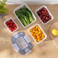 Large Vegetable Drain Basket Special Fruit Preservation Box for Refrigerators Food Grade Kitchen Double Layer Storage Container. 