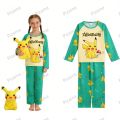 Children's Long Sleeve Boys Pikachu Pajamas Sets Kids Pyjamas Animal Pijamas for 3 to 14 Years Girls Sleepwear Nightwear Pjs.