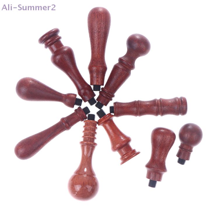 YGHM Natural Plant Wax Seal Stamp Elegangt Natural Rosewood Handle
