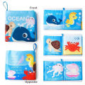 Soft Baby Crinkle Book Set, Bath Books,Nontoxic Fabric Soft Cloth Books for Babies,Early Education Toys Giftable. 