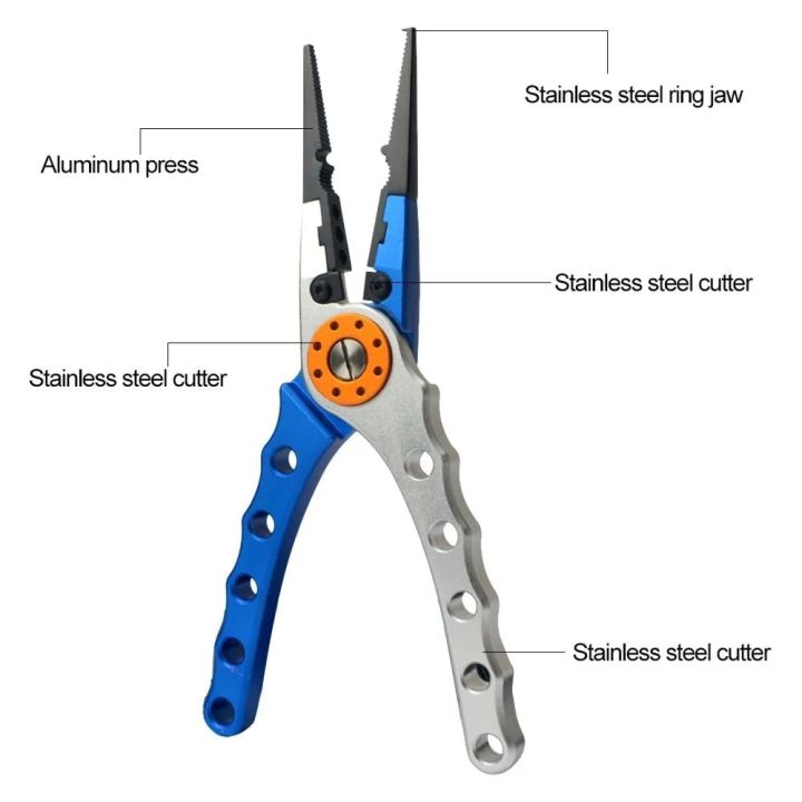 Fishing%20Pliers%20Line%20Cutter%20Multifunctional%20Knot%20Aluminum%20Alloy%20Scissors%20Hook%20Remover%20150g%2020CM%20Fishing%20Equipment%20-%20Image%202