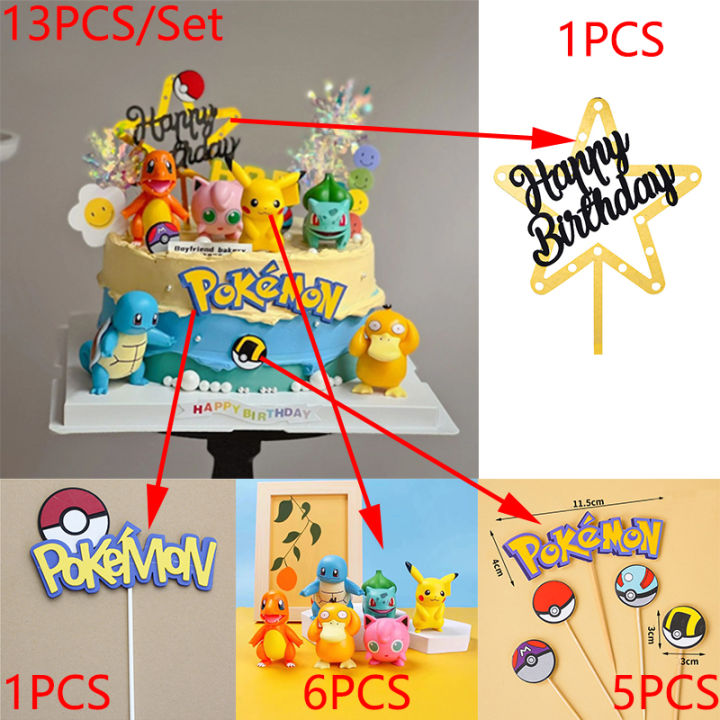 13PCS/SET%20Pikachu%20Cake%20Topper%20Decoration%20Kids%20Happy%20Birthday%20Cute%20Pokemon%20Vinyl%20Anime%20Figure%20Cake%20Ornaments%20Bake%20Supplies%20%20-%20Image%206