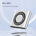 Mini MP3 Player Metal Sports Music Player 64G Expansion 180mAh Build in Speaker Touch Tone with Headphone for Students. 