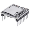 1-10PCS DFPlayer Mini MP3 Player Module V3.0 16P Support TF Card U-Disk Mini MP3 DF Player Audio Voice Module Board for Arduino. 