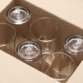 Bengal Glass | Diamond Glass Tumbler | 6 Piece Set | Elegant Crystal Clear 245 ml Glasses. 